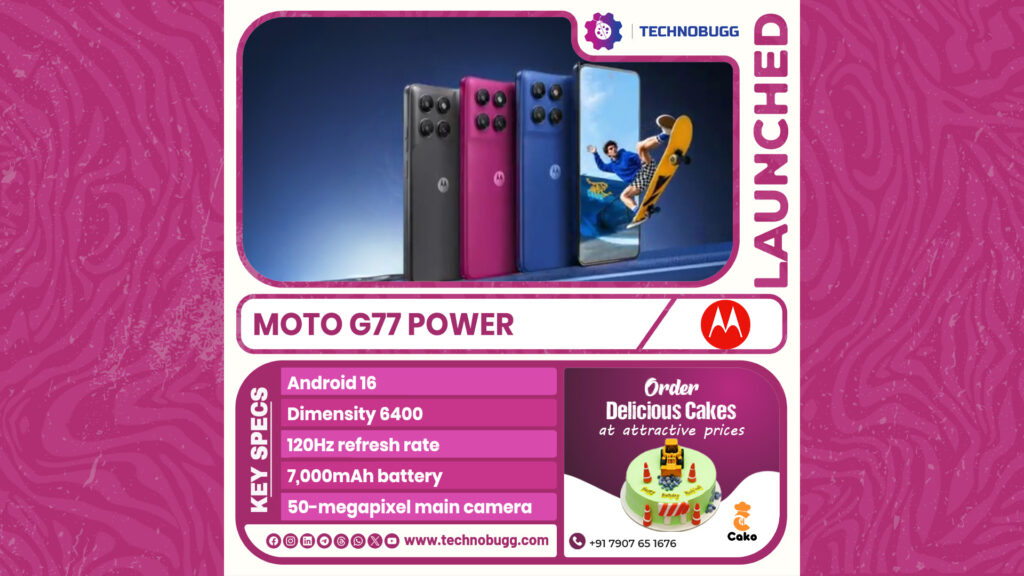 Moto G77 Power Launched in India moto-g77-power