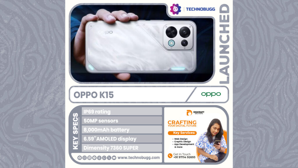 Oppo K15 Goes Official OPPO K15