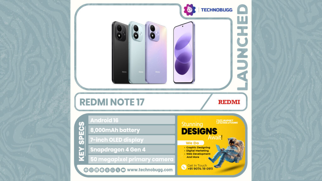 Redmi Note 17 Launched Redmi Note 17 Launched