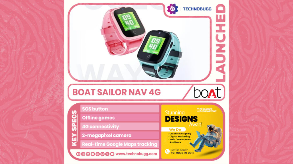 boAt Sailor Nav 4G Launched boAt Sailor Nav 4G Launched