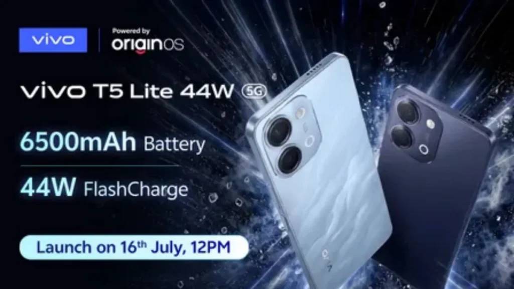 Vivo T5 Lite Display, Battery, Charging, and Design Details Confirmed
