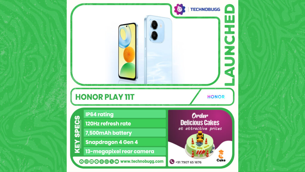 Honor Play 11T Unveiled Honor Play 11T Unveiled