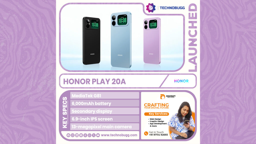 Honor Play 20A Goes Official Honor Play 20A