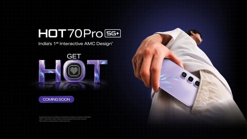 Infinix HOT 70 Pro 5G Plus India Launch Confirmed Infinix HOT 70 Pro 5G Plus