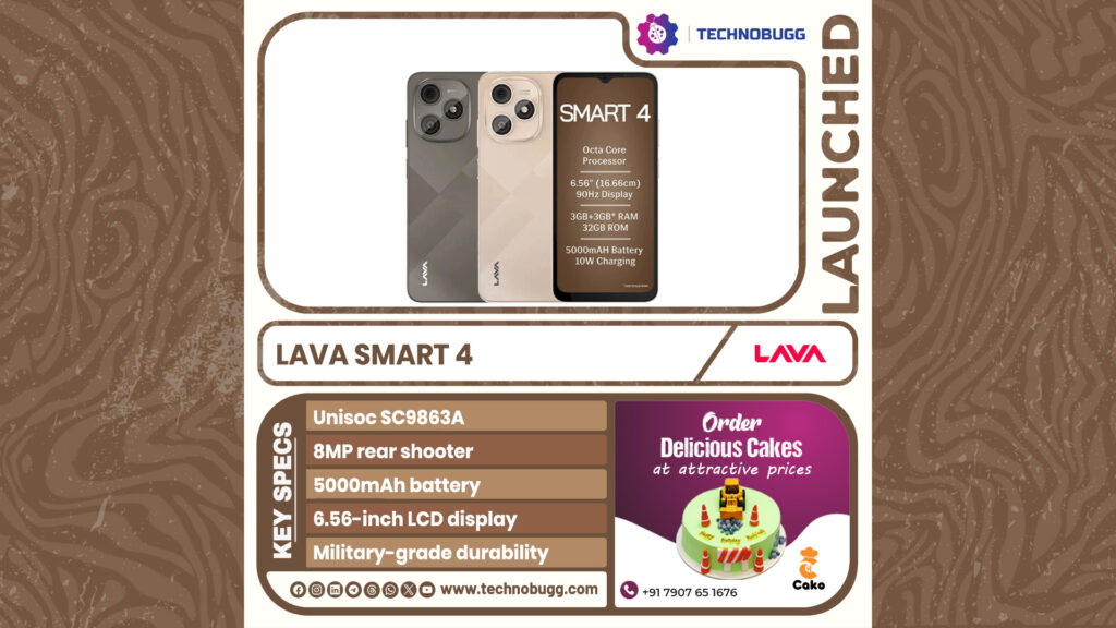 Lava Smart 4 Goes Official Lava Smart 4 Goes Official