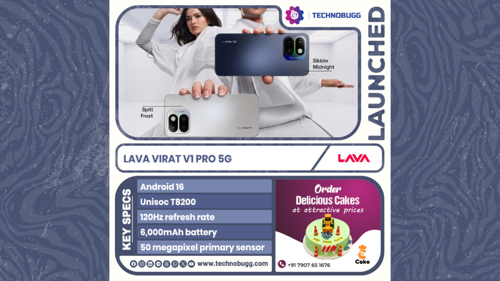 Lava Virat V1 Pro 5G Launched in India Lava Virat V1 Pro 5G Launched in India