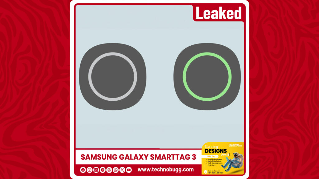 Samsung Galaxy SmartTag 3 Design Appears Online Samsung Galaxy SmartTag 3