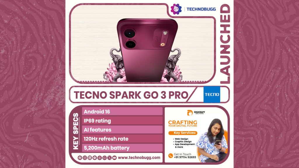 TECNO SPARK Go 3 Pro Goes Official In India