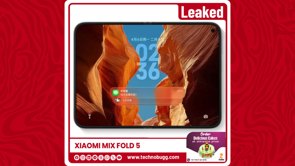 Xiaomi Mix Fold 5 Images Appear Online Xiaomi Mix Fold 5
