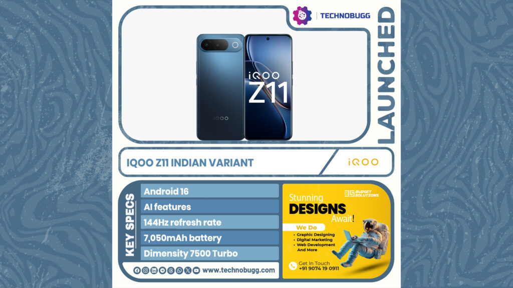 iQOO Z11 Launched in India iQOO Z11 Launched in India