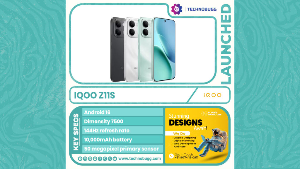 iQOO Z11S Goes Official iQOO Z11S