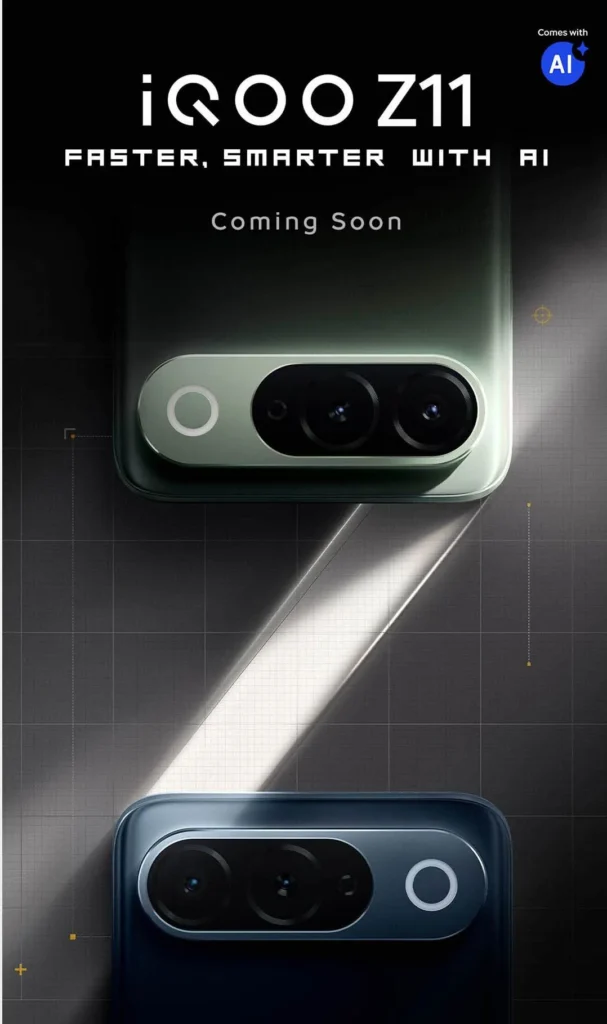 iQOO Z11 Colours and Design Officially Revealed iQOO Z11 Colours and Design Officially Revealed