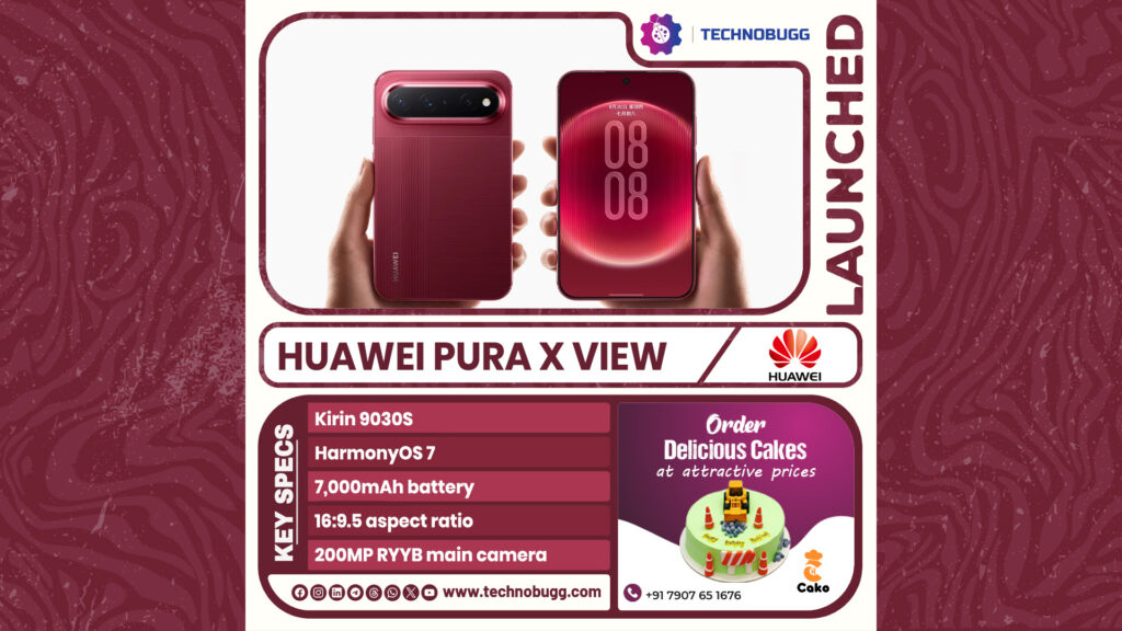 Huawei Pura X View