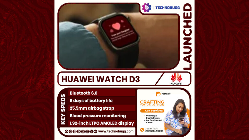 Huawei Watch D3 Goes Official Huawei Watch D3 Goes Official