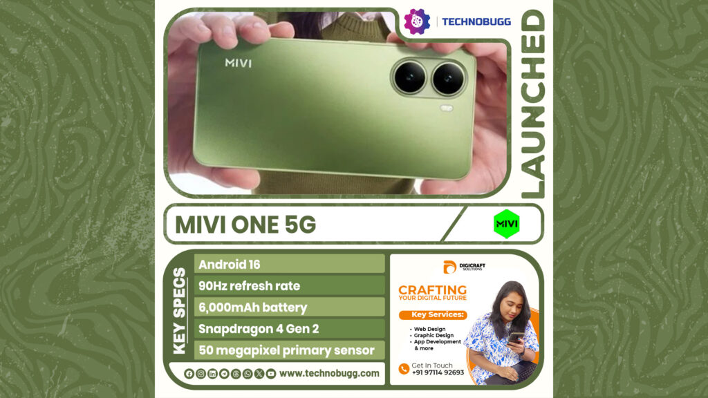 Mivi One 5G Goes Official Mivi One 5G
