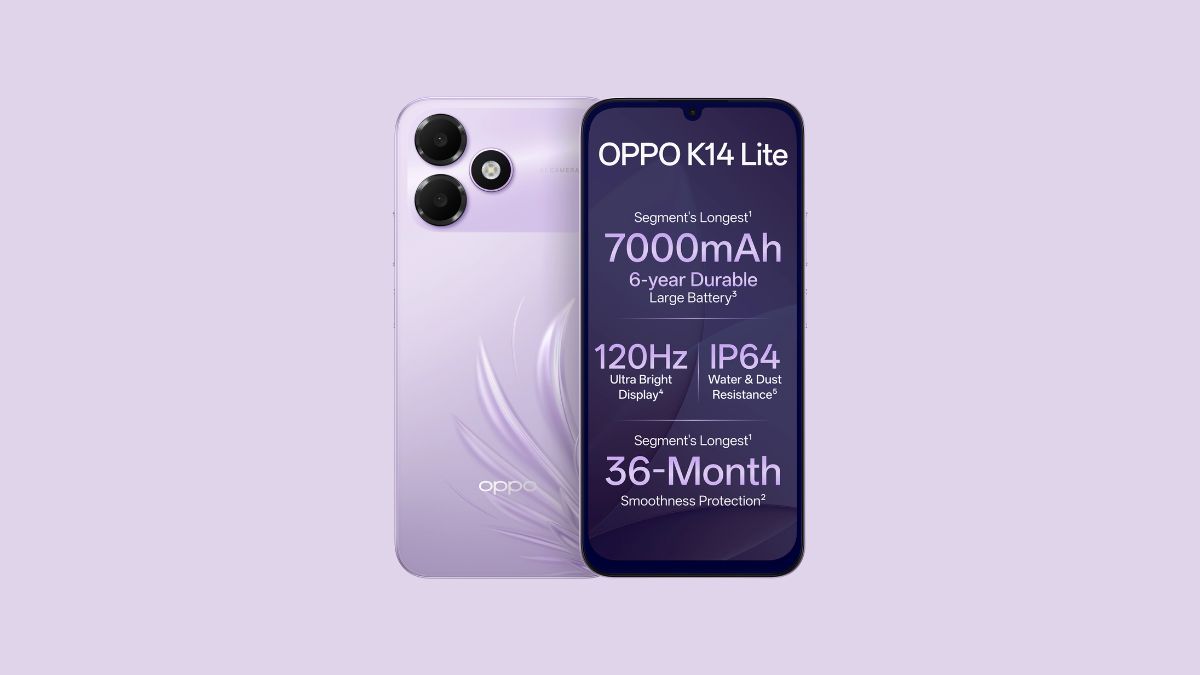 Oppo K14 Lite Unveiled Oppo K14 Lite