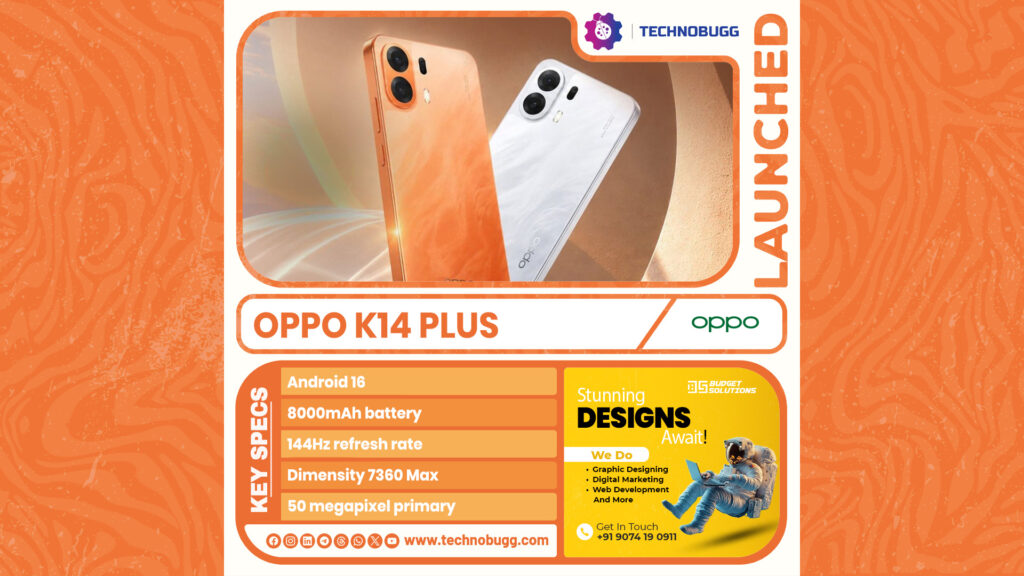 Oppo K14 Plus Launched Oppo K14 Plus