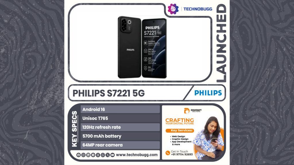 Philips S7221 5G Launched Philips S7221 5G Launched