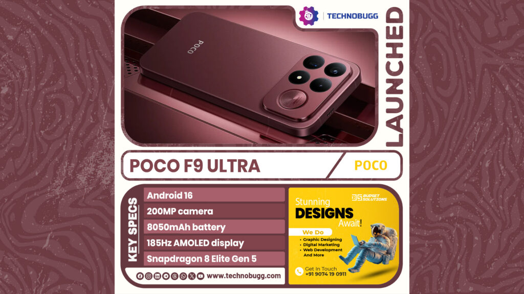Poco F9 Ultra Unveiled Poco F9 Ultra Unveiled