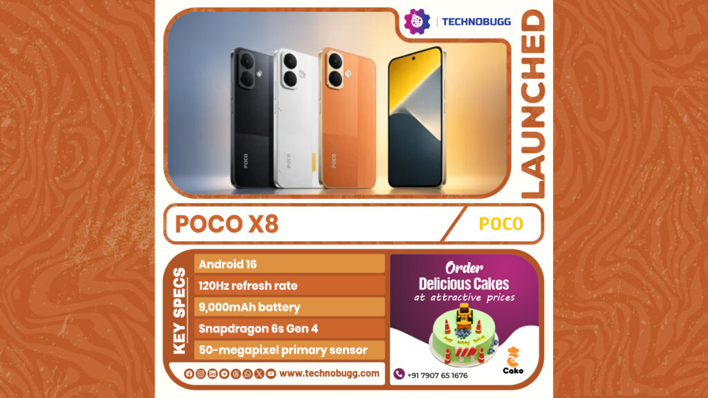Poco X8 Unveiled Poco X8