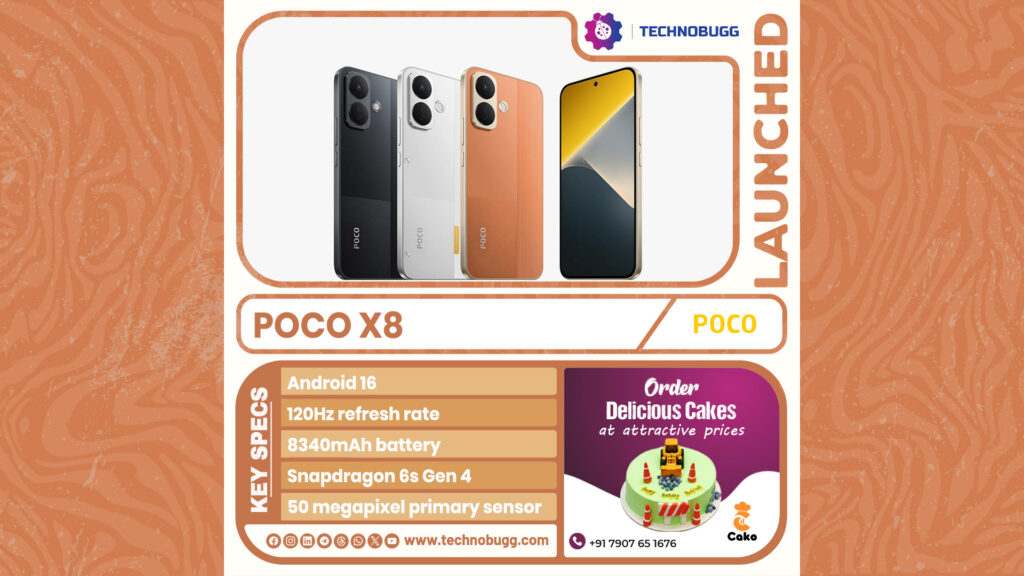 Poco X8 Launched Globally Poco X8 Launched Globally