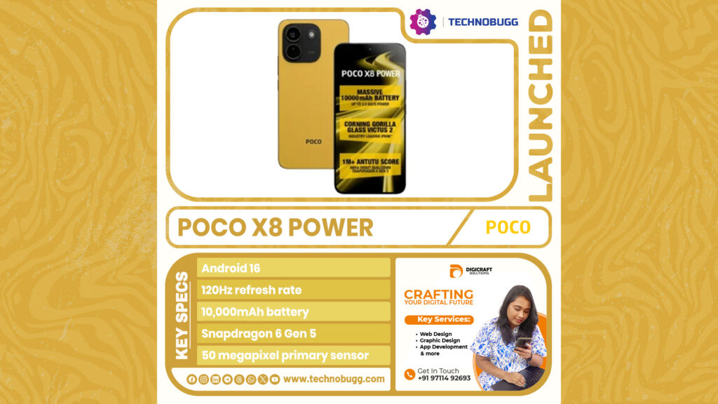 Poco X8 Power Goes Official Poco X8 Power Goes Official