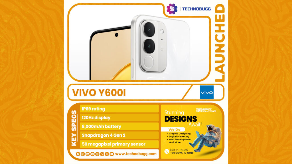 Vivo Y600i Launched Vivo Y600i