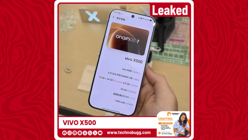 Vivo X500 Processor Leaked Via Live Image Vivo x500
