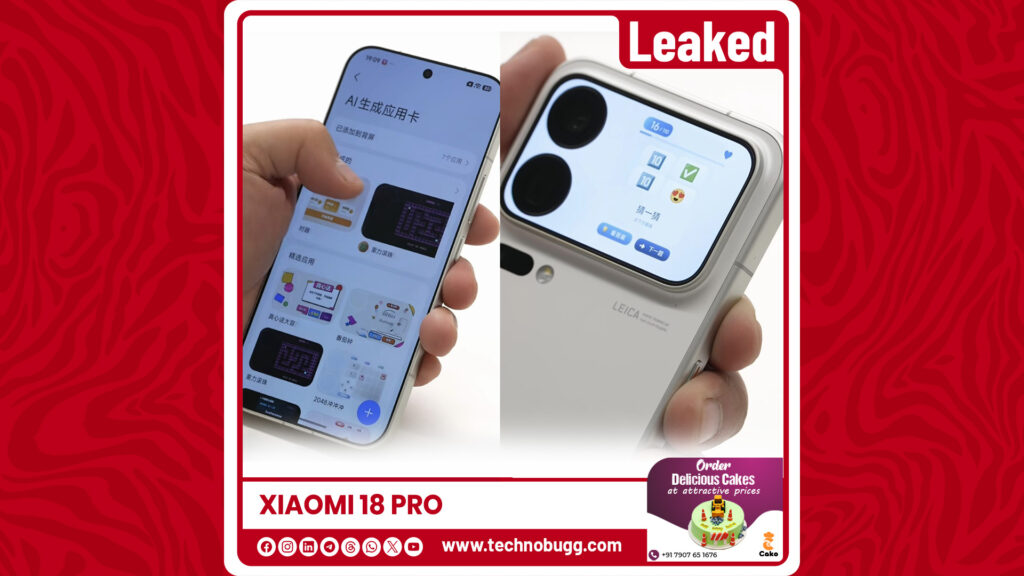 Xiaomi 18 Pro Live Image Leaked Xiaomi 18 Pro