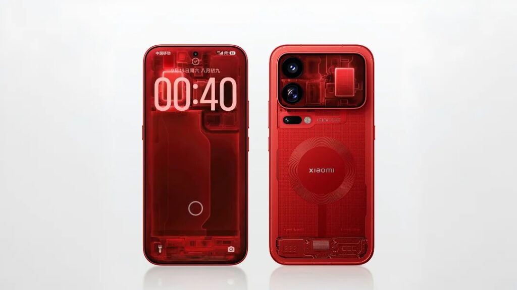 Xiaomi 18 Pro Series Red Transparent Special Edition Announced Xiaomi 18 Pro Series