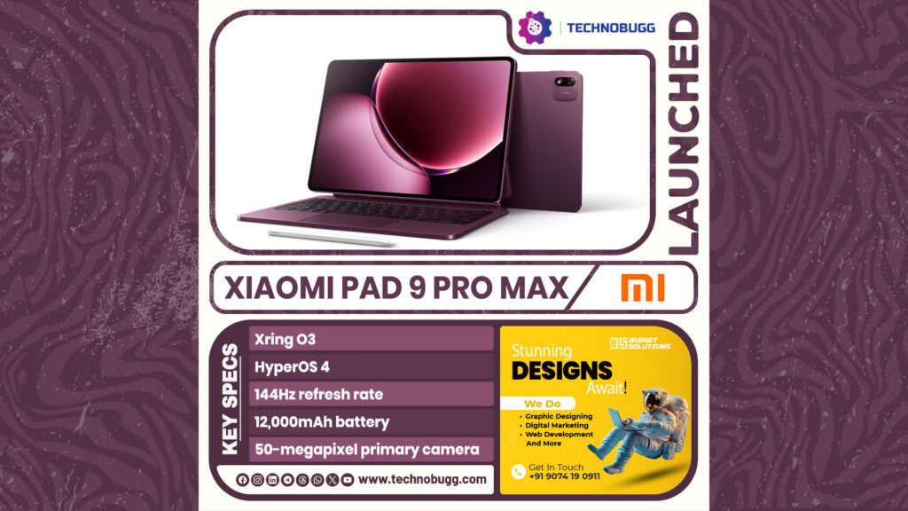 Xiaomi Pad 9 Pro Max Goes Official Xiaomi Pad 9 Pro Max Goes Official
