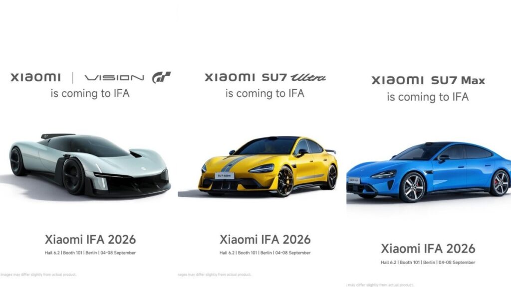 Xiaomi Vision GT, Xiaomi SU7 Ultra and Xiaomi SU7 Max Confirmed To Launch At IFA 2026 Xiaomi-Vision-GT-Xiaomi-SU7-Ultra-and-Xiaomi-SU7-Max