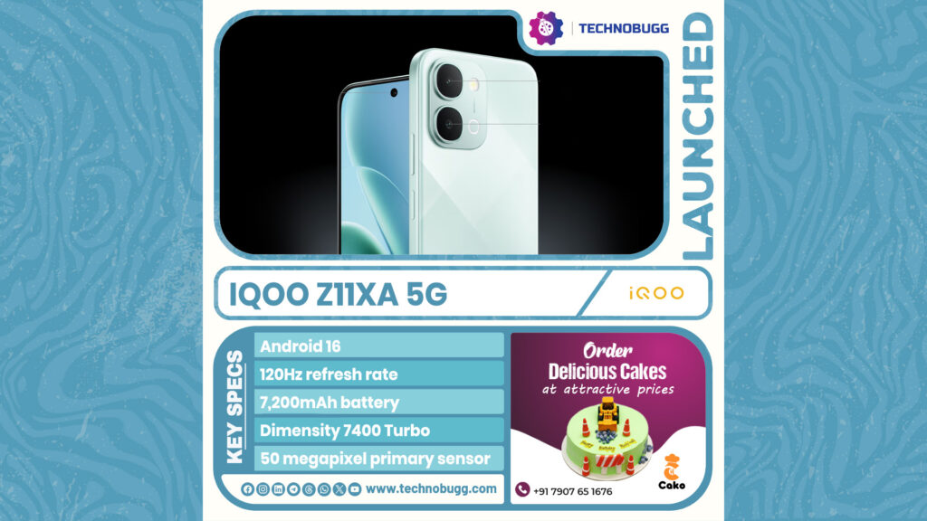 iQOO Z11xa 5G Launched in India iQOO Z11xa 5G