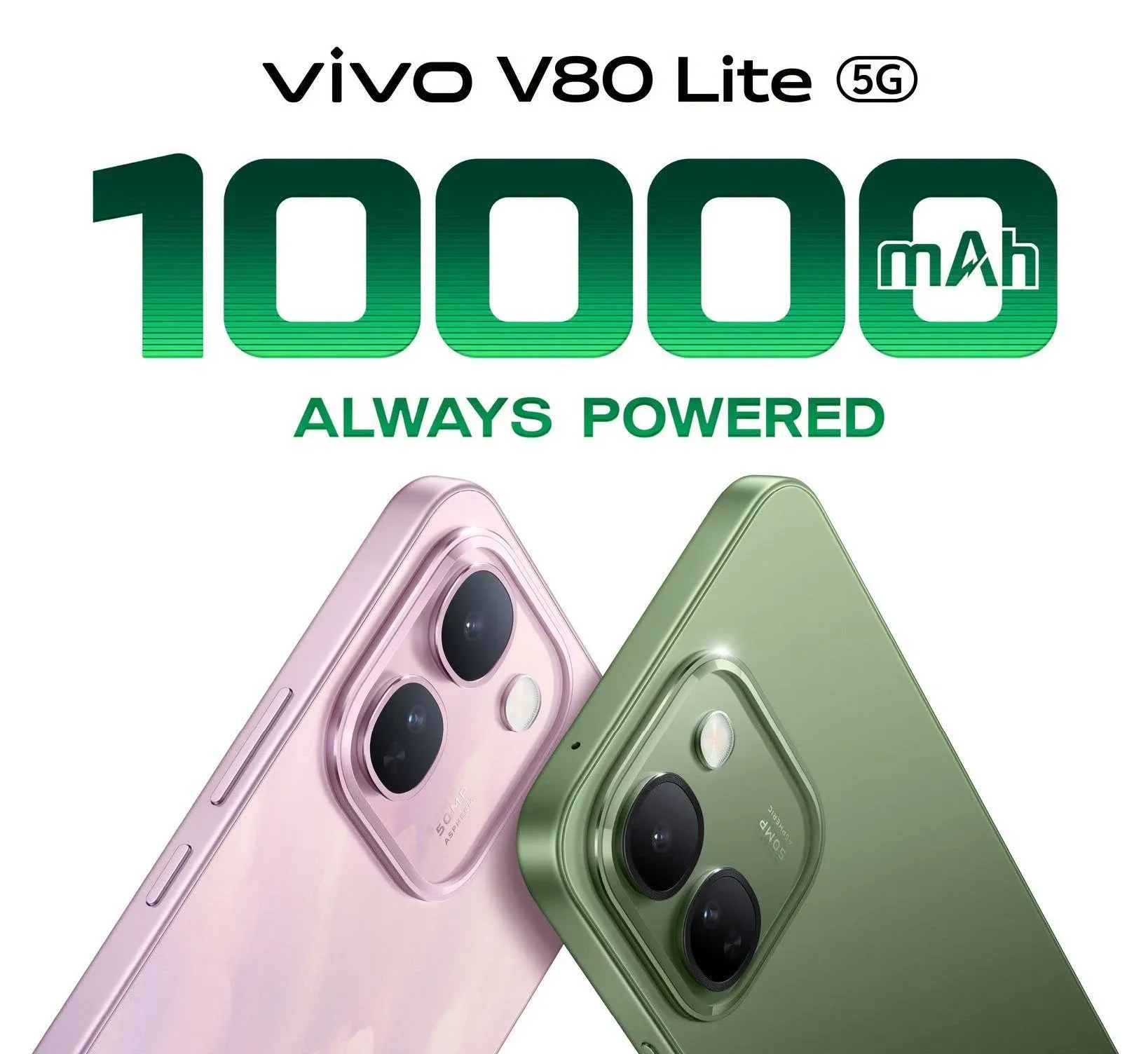 Vivo V80 Lite 5G Launched With A Large Battery Vivo V80 Lite 5G
