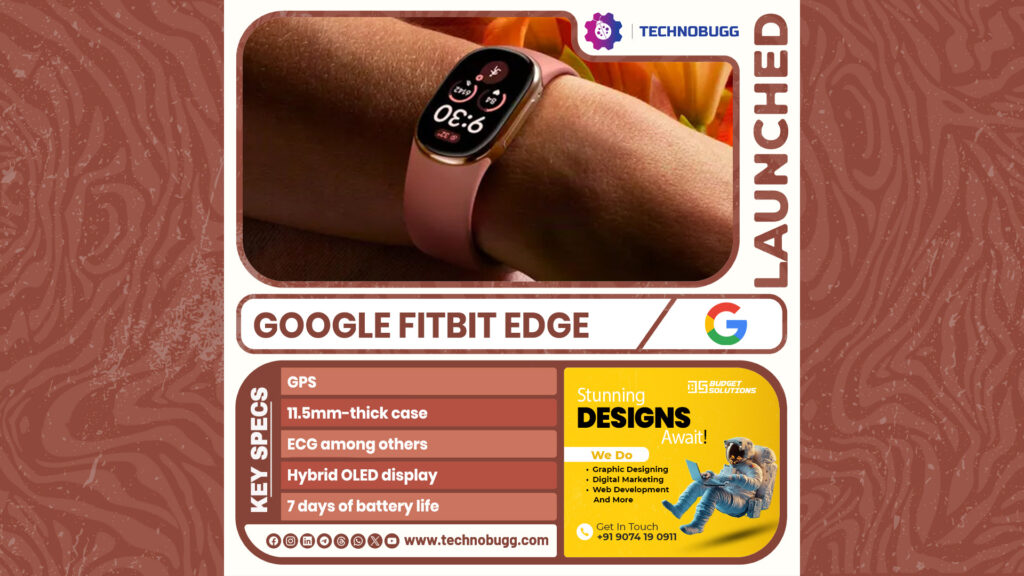 Google Fitbit Edge Unveiled Google Fitbit Edge