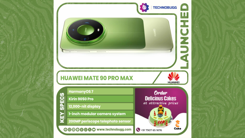Huawei Mate 90 Pro Max Unveiled