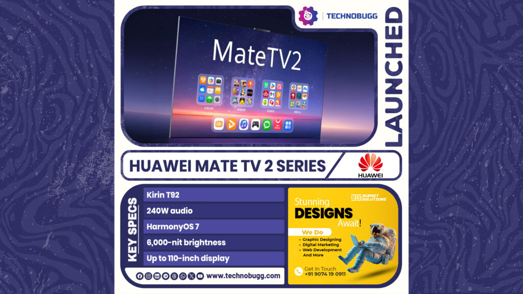 Huawei Mate TV 2 Series Launched