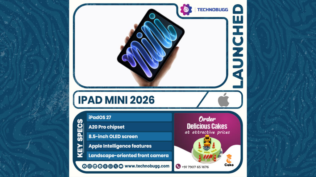 iPad Mini 2026 Launched Globally iPad Mini 2026 Launched Globally