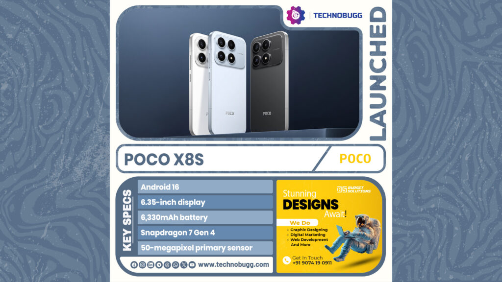 Poco X8s Goes Official Poco X8s Goes Official
