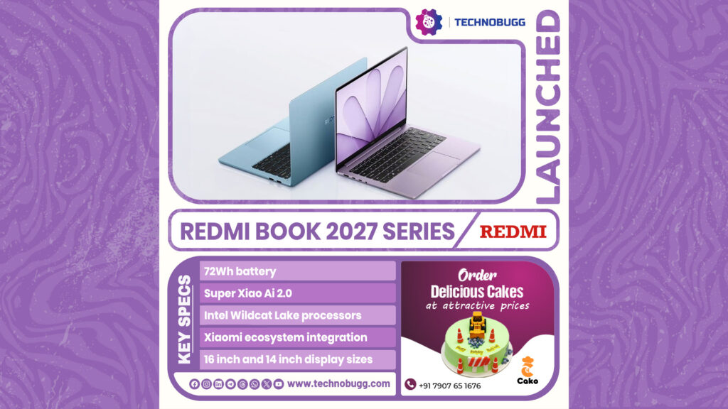 Redmi Book 2027 Series Launched Redmi Book 2027 Series Launched