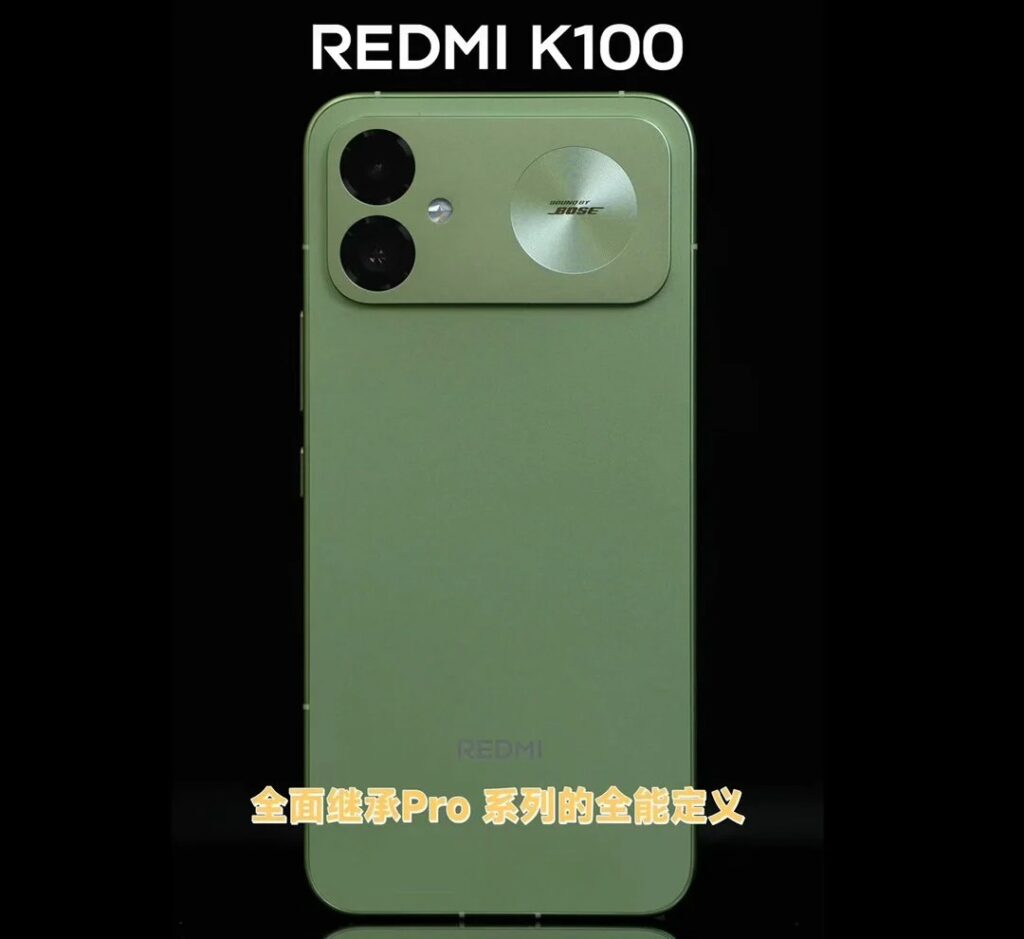 Redmi K100 Green Colour Variant Showcased Redmi k100