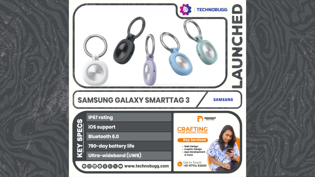 Samsung Galaxy SmartTag 3 Launched Samsung Galaxy SmartTag 3