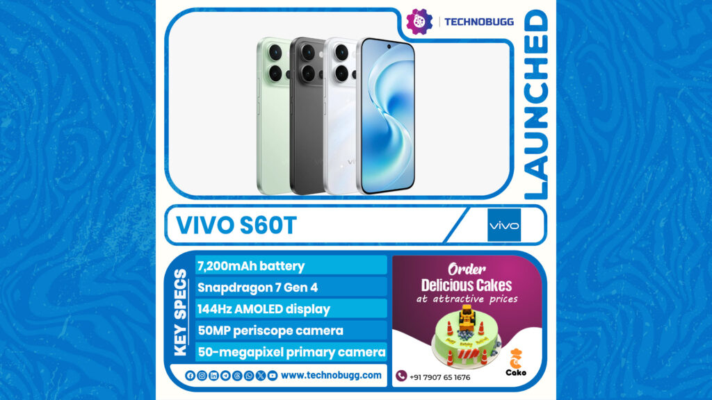 Vivo S60t Launched Vivo S60t
