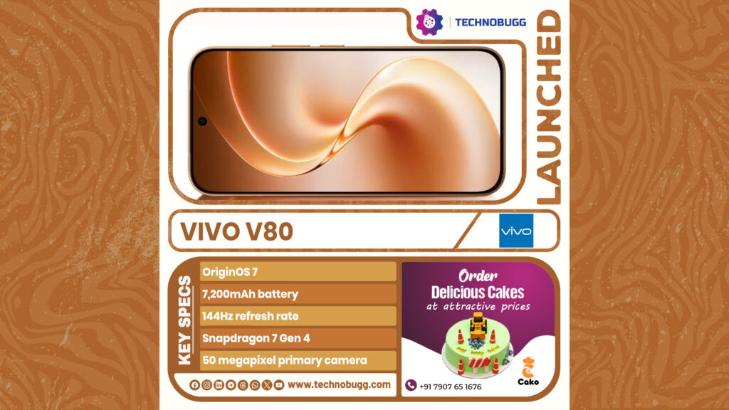 Vivo V80 Unveiled