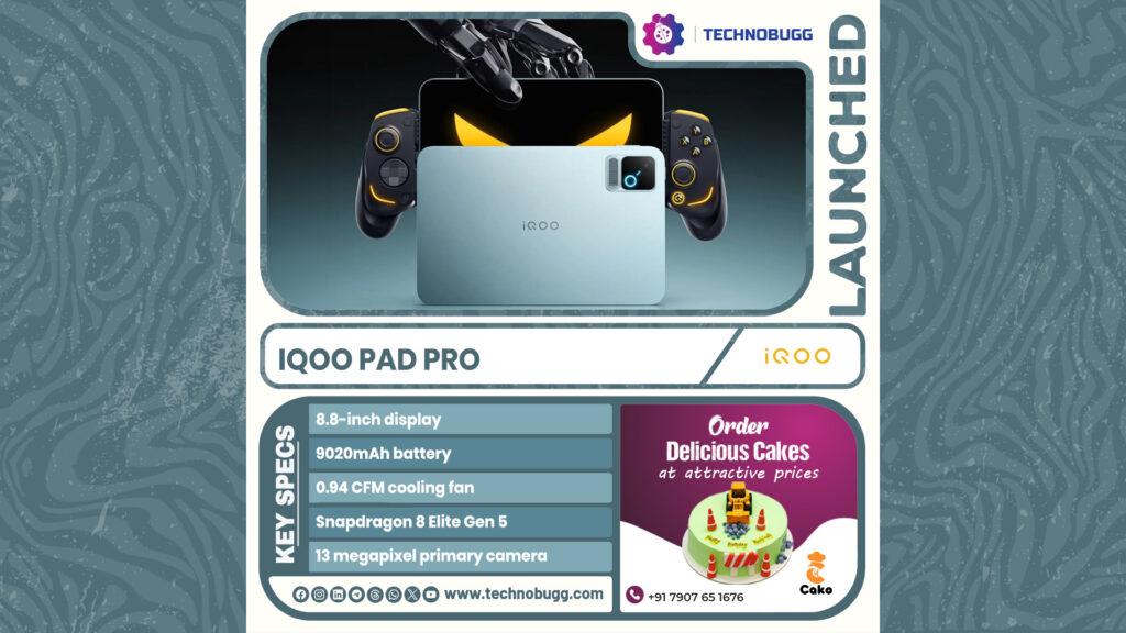 iQOO Pad Pro Unveiled